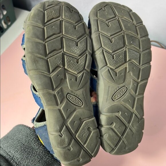 Keen Blue and Gray Sandals with Protective Toe Bumpers - Picture 8 of 8